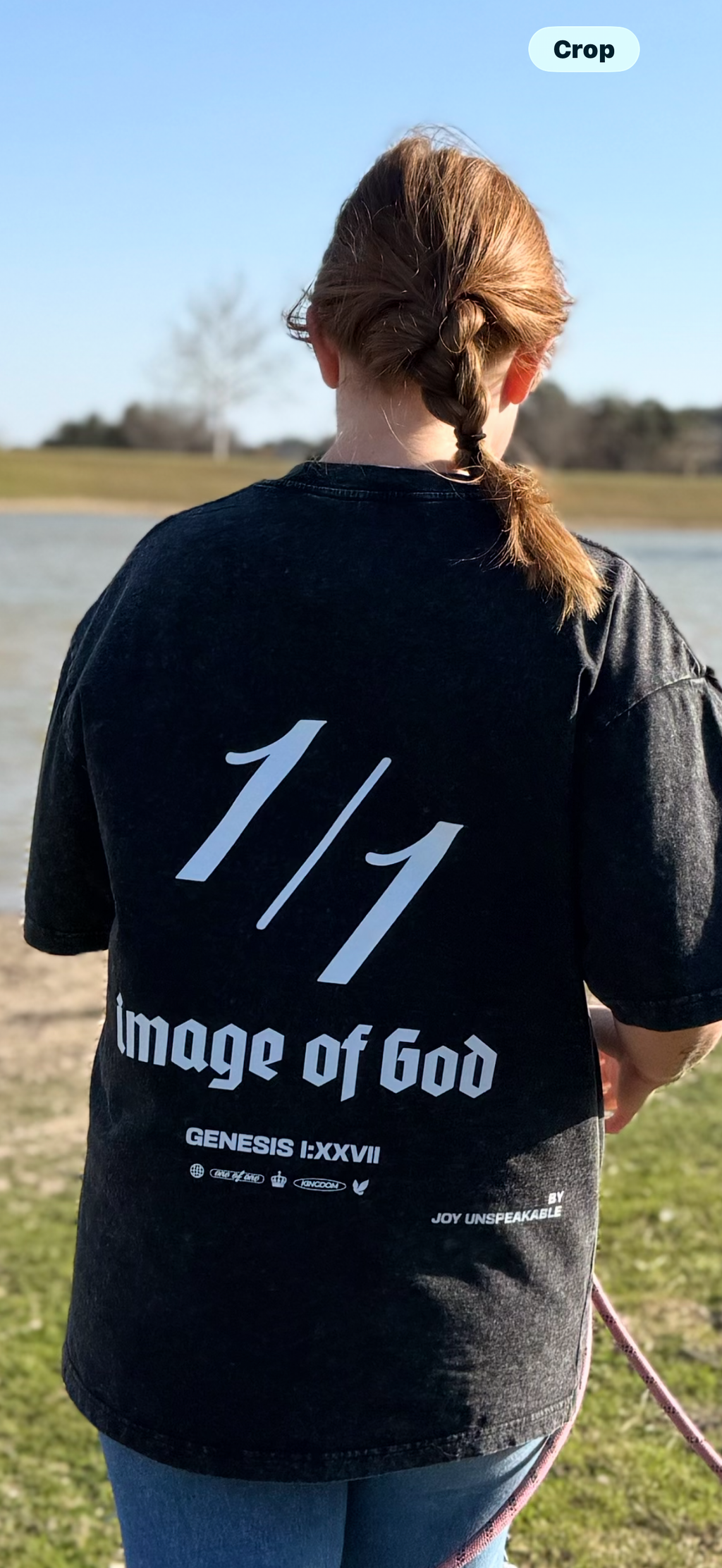 1/1  Joy Unspeakable Black Vintage Shirt